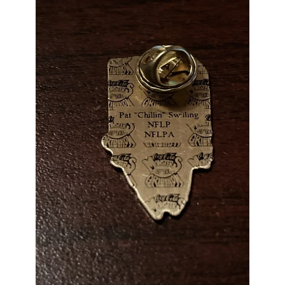 Vintage Coca-Cola NFL Monsters Of The Gridiron Pat “Chillin”‎ Swilling Pin
